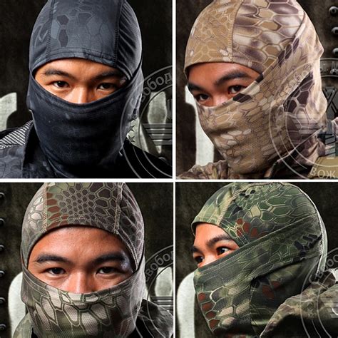 Military Tactical Hunting Camouflage Face Balaclava Ninja Mask Airsoft ...