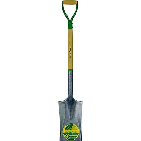 Landscapers Select Garden Spade Shovel, 7 In W X 11 In L, 30 In Wood D ...