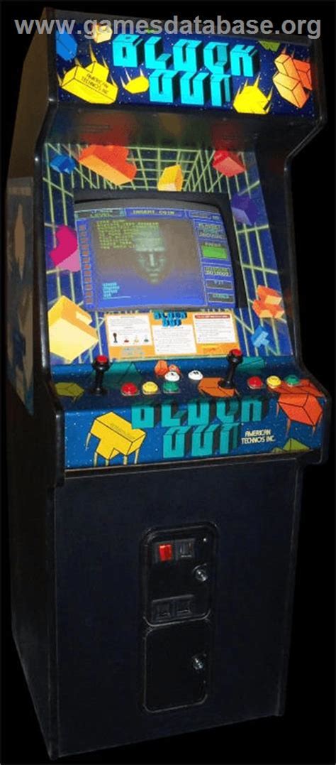 Block Out - Arcade - Artwork - Cabinet