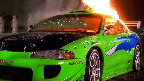 Paul Walker's Mitsubishi Eclipse gets destroyed | The Fast and the ...