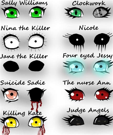 Creepypasta Girl Eyes by Nogushi-Taka on DeviantArt | Creepypasta ...