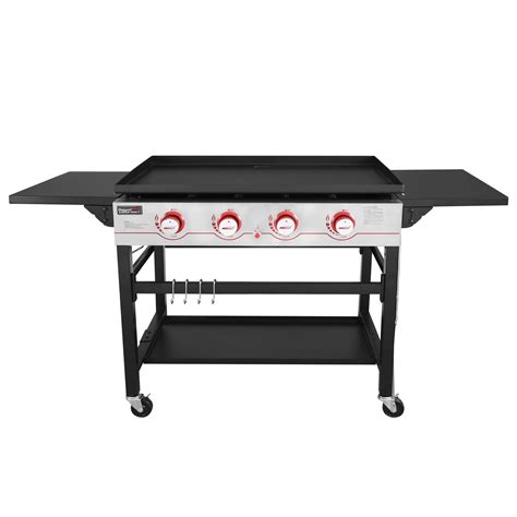 36 inch Black Royal Gourmet GB4001 4-Burner Propane Gas Grill Griddle ...