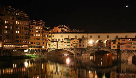 Ponte Vecchio At Night (Photo) | Florence Italy