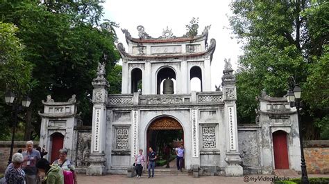 Temple of Literature - Hanoi - Vietnam - Travel Video Blog