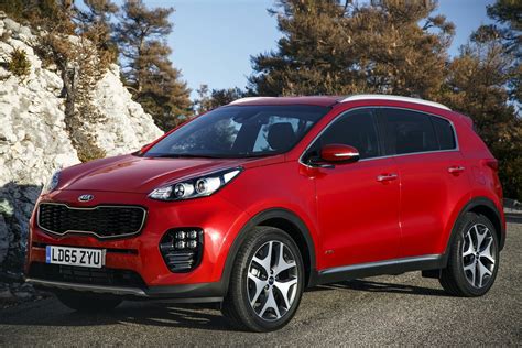 2016, Cars, Uk version, Kia, Sportage, Suv, Gt line, Red Wallpapers HD ...