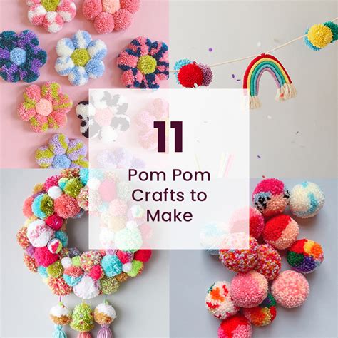 11 Pom Pom Crafts to Make | Hobbycraft