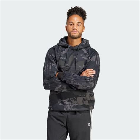 adidas Men's Lifestyle Camo Hoodie - Black | Free Shipping with adiClub ...