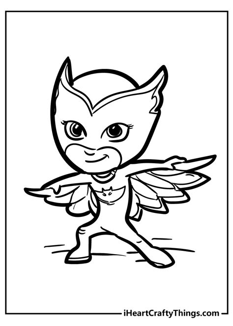 Pj Masks Owlette Coloring Pages