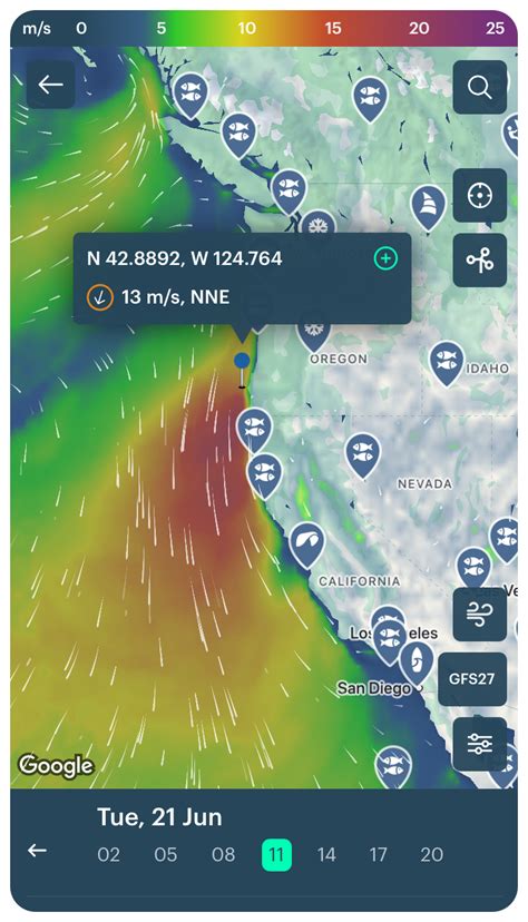 Real Time Wind Map California - Crissy Christine