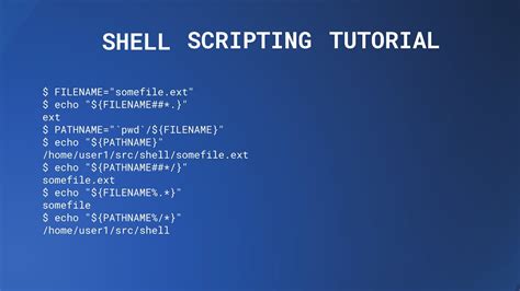 Shell scripting tutorial - YouTube