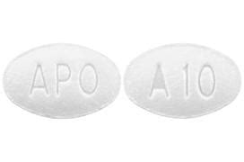 APO A10 Pill White Oval 9mm - Pill Identifier