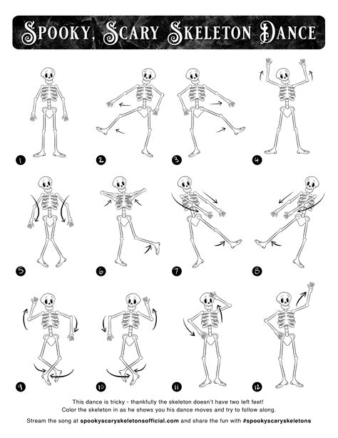 How to do the Spooky, Scary Skeleton Dance | Skeleton dance, Spooky ...