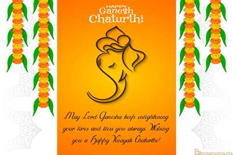 Free Happy Ganesh Chaturthi Greeting Card Templates