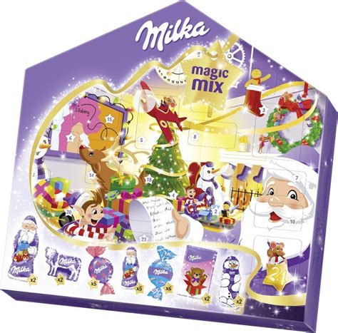 Milka Magic Mix Adventskalender 1 x 204g I Adventskalender mit ...