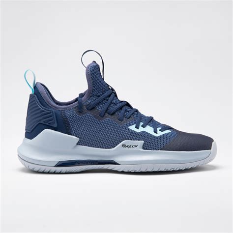 Men's/Women's Low-Rise Basketball Shoes Fast 500 - Navy/Light Blue