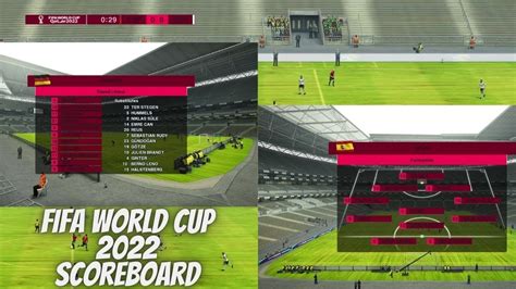 New Scoreboard FIFA World Cup Qatar 2022 PES 2013 PC - YouTube