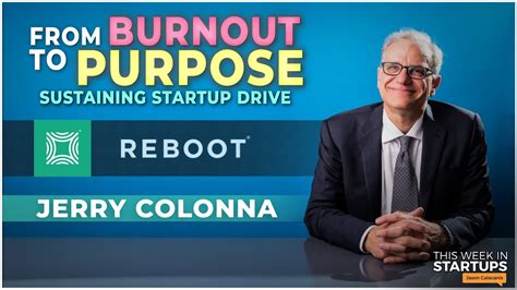 Jerry Colonna on 'Reunion': sustaining founder drive, enlightened ...