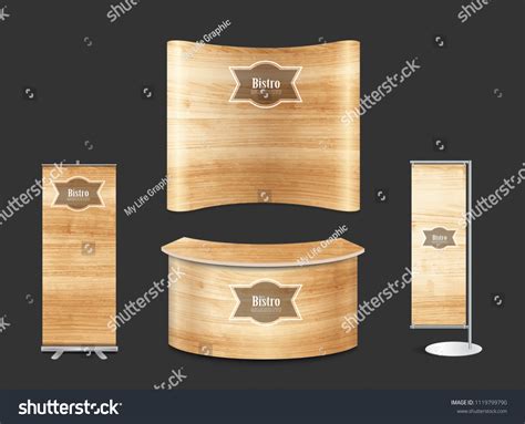 Trade Show Booth Exhibition Stand Design Stock Vector (Royalty Free ...