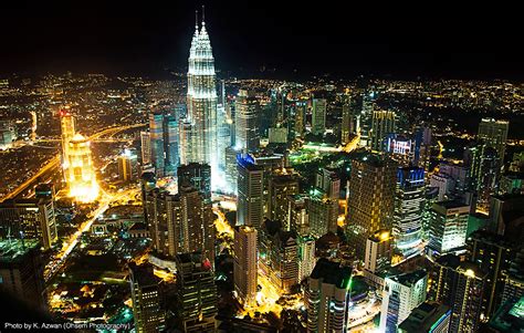 Kuala Lumpur City Skyline - Night Photography