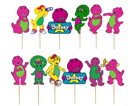 Barney happy birthday party decoration theme idea supplies favor cake ...