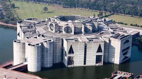 National Parliament House, Dhaka, Bangladesh by Louis Kahn: One of the ...