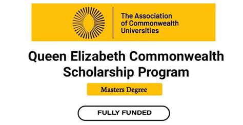 Queen Elizabeth Commonwealth Scholarships (QECS) 2024 for Master’s ...