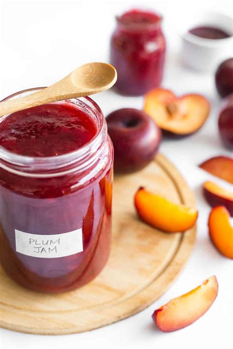 Easy Plum Jam Recipe (No Pectin) - Dish by Dish