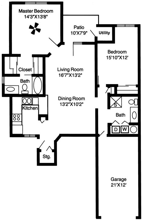 Floor Plans - Forest Run Apartments - Munz Apartments - Madison WI ...