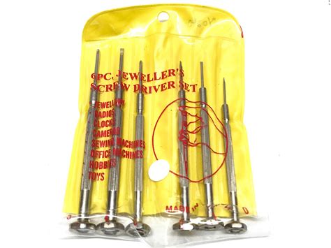 JEWELLERY SCREWDRIVER SET (6PC)