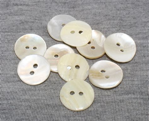 1 Pair Beautiful Natural Mother of Pearl Buttons DIY Crafts - Etsy