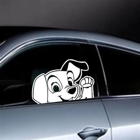 Personalized Creative Car Sticker Cute Dog Car Decoration Waterproof ...