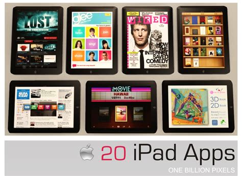 Updated 20 iPads Apps (Patched) - One Billion Pixels