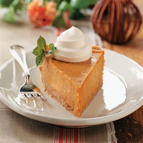 Cream Cheese Pumpkin Pie Recipe | Taste of Home