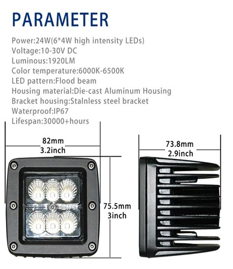 Waterproof Boat Trailer Lights Truck Led 24v 18w Spot Or Flood Light ...