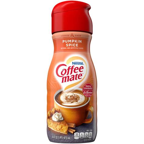 Coffee mate Pumpkin Spice Liquid Coffee Creamer (16 fl oz) Delivery or ...