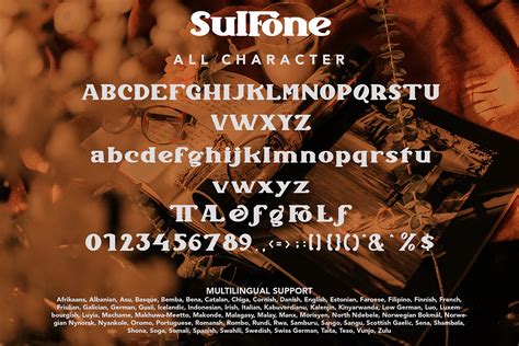 Sulfone Font - Dfonts