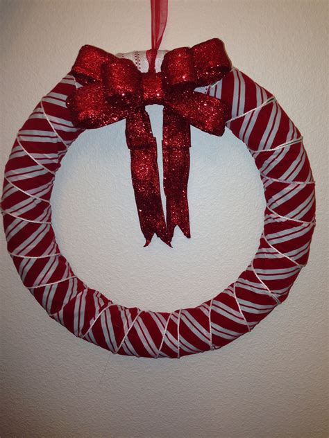 Ribbon wreath DIY | Ribbon wreath diy, Christmas crafts, Crafts