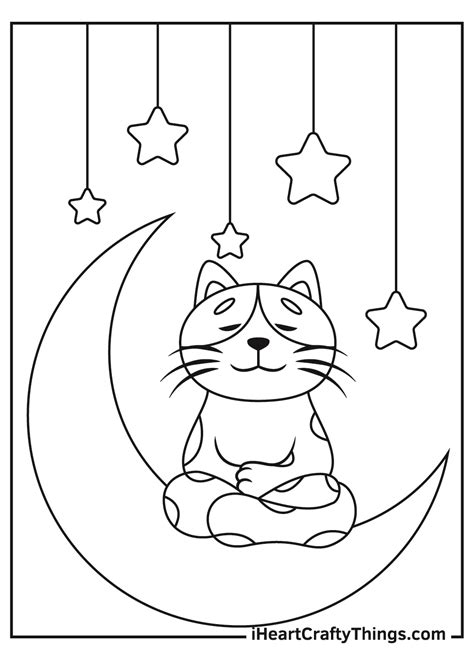 Cute Kitten Coloring Pages (Updated 2021)