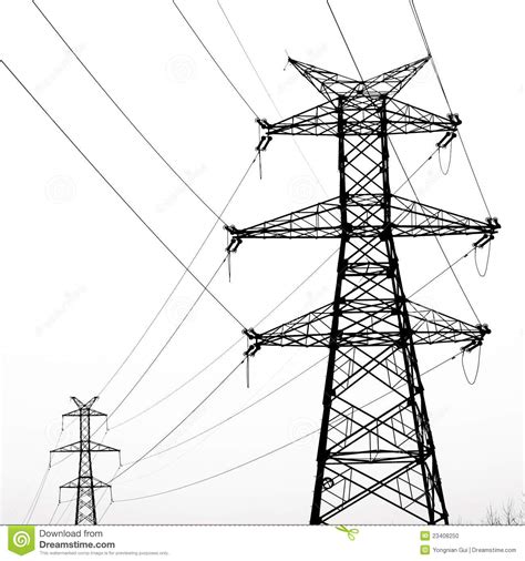 Electrical towers clipart - Clipground