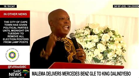 Malema gifts Abathembu King Buyelekhaya Dalindyebo a Mercedes Benz GLE ...