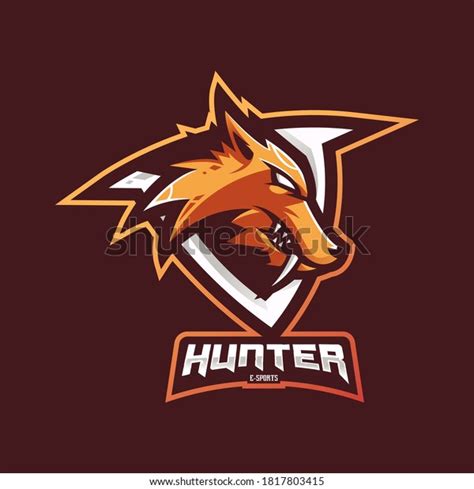 Hunter Mascot Logo Design Vector Modern Stock Vector (Royalty Free ...