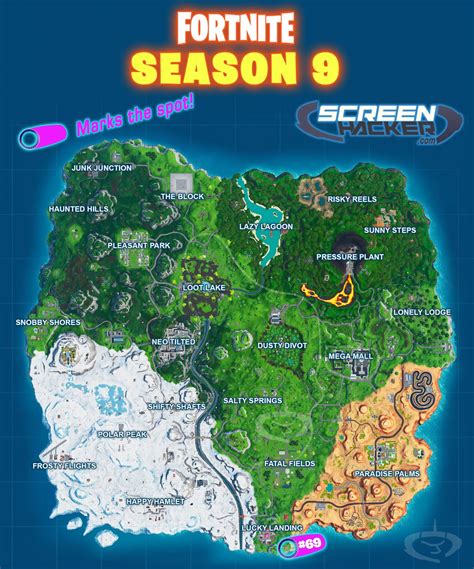 Fortnite Season 9 – Fortbyte 69 Location