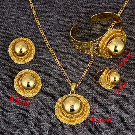 Bangrui Charming Fashion Sudan Ethiopian Nigerian Gold Jewelry Gold ...