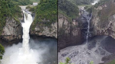 The Weather Network - Immense sinkhole causes Ecuador's tallest ...