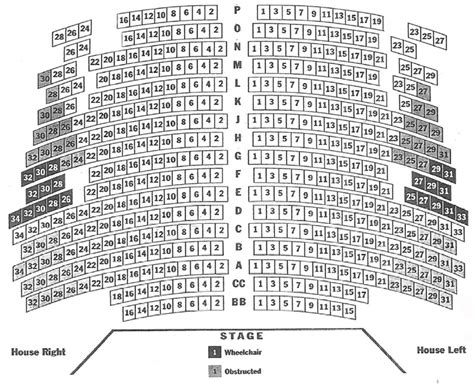 Olney Theatre Historic Stage Seating Chart - Theatre In DC