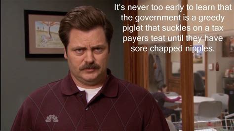 Ron Swanson Computer Meme