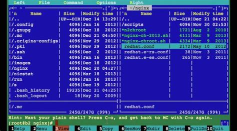 RHEL / CentOS Linux Install GNU Midnight Commander Tutorial