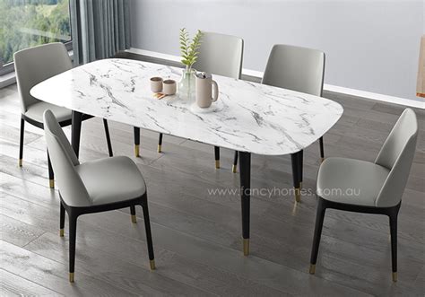 Buy Lexi Marble Top Dining Table, Tables | Fancy Homes