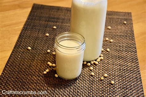 Homemade Soy Milk – Crafts to Crumbs