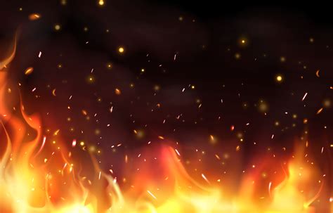 Realistic Fire Flare Effect Background 22444918 Vector Art at Vecteezy